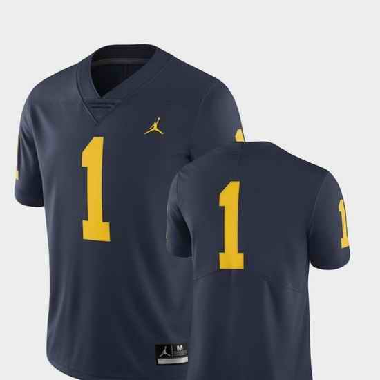 Men Michigan Wolverines Navy College Football Limited Jersey